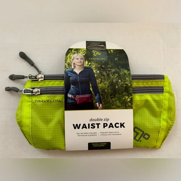 Travelon Double Zip Waist Pack - Picture 3 of 3